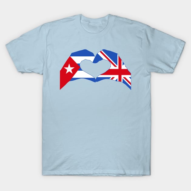 We Heart Cuba & UK Patriot Flag Series T-Shirt by Village Values